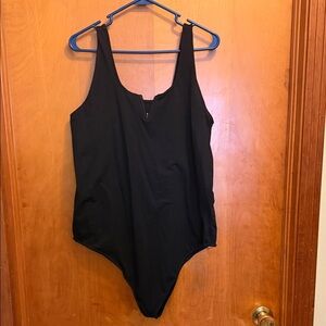 Torrid Black V-Neck body suit